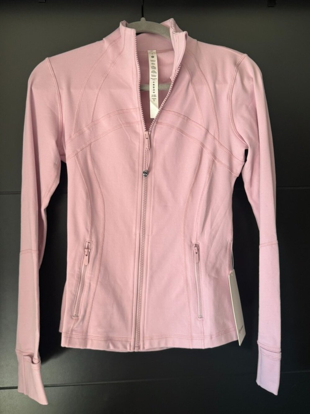 NWT Lululemon Define Jacket Pink Peony Size 6
